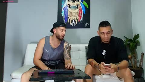 Snapshot of the_golden_boys chatting on 12.05.24 SCOTT THEO KAMERON GENDERSON online show from 12.05.24