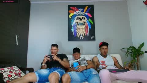 Snapshot of the_golden_boys chatting on 12.10.24 SCOTT THEO KAMERON GENDERSON online show from 12.10.24