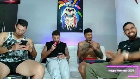 Snapshot of the_golden_boys chatting on 01.23.25 SCOTT THEO KAMERON GENDERSON online show from 01.23.25