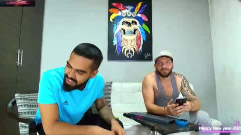 Snapshot of the_golden_boys chatting on 02.11.25 SCOTT THEO KAMERON GENDERSON online show from 02.11.25