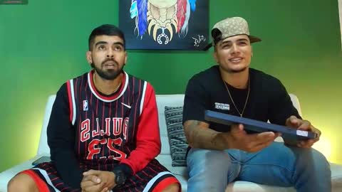 Snapshot of the_golden_boys chatting on 10.10.25 SCOTT THEO KAMERON GENDERSON online show from 10.10.25