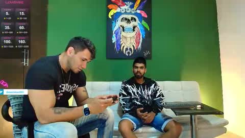 Snapshot of the_golden_boys chatting on 10.15.25 SCOTT THEO KAMERON GENDERSON online show from 10.15.25