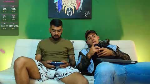 Snapshot of the_golden_boys chatting on 10.22.25 SCOTT THEO KAMERON GENDERSON online show from 10.22.25