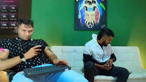 Snapshot of the_golden_boys chatting on 10.22.25 SCOTT THEO KAMERON GENDERSON online show from 10.22.25