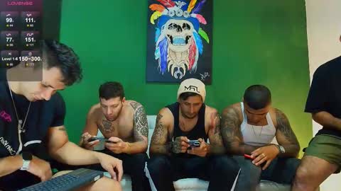 Snapshot of the_golden_boys chatting on 10.29.25 SCOTT THEO KAMERON GENDERSON online show from 10.29.25