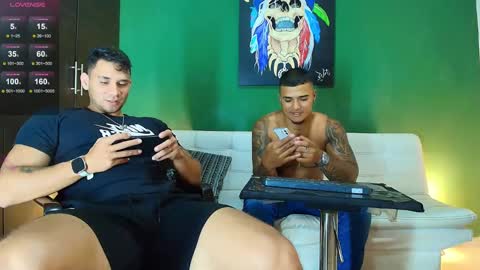 Snapshot of the_golden_boys chatting on 11.12.25 SCOTT THEO KAMERON GENDERSON online show from 11.12.25