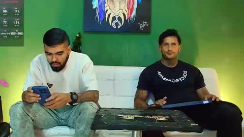 Snapshot of the_golden_boys chatting on 11.19.25 SCOTT THEO KAMERON GENDERSON online show from 11.19.25