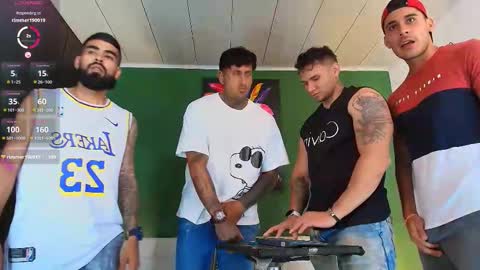 Snapshot of the_golden_boys chatting on 12.01.25 SCOTT THEO KAMERON GENDERSON online show from 12.01.25