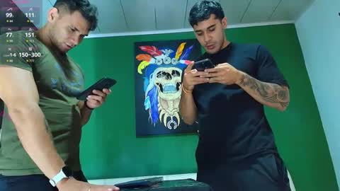 Snapshot of the_golden_boys chatting on 12.02.25 SCOTT THEO KAMERON GENDERSON online show from 12.02.25