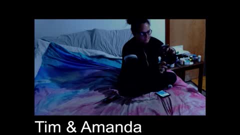 Snapshot of timamanda chatting on 11.03.25 Tim Amanda online show from 11.03.25