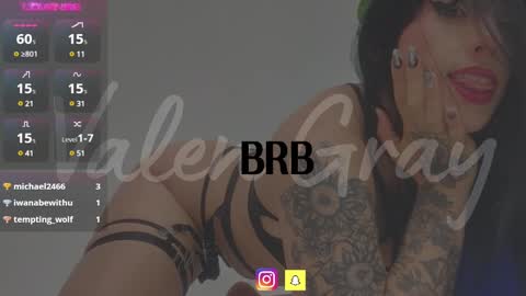 Snapshot of valengray chatting on 01.11.25 Valen online show from 01.11.25