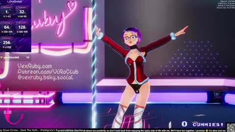 Vex Ruby online show from 12.14.24