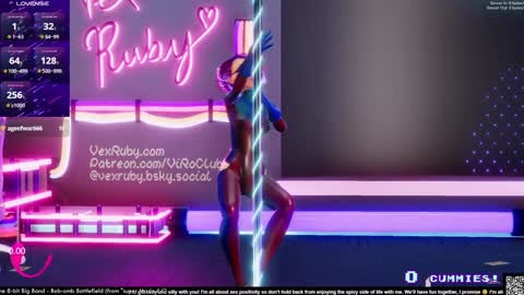 Vex Ruby online show from 12.15.24