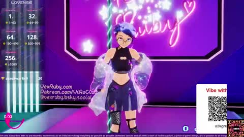 Vex Ruby online show from 09.21.25