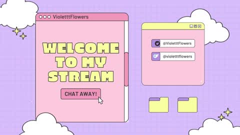 Violet Flowers online show from 12.01.25