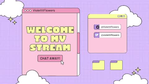 Snapshot of violetttflowers chatting on 07.26.26 Violet Flowers online show from 07.26.26