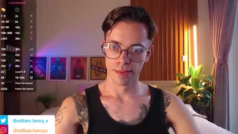 Snapshot of william_henry_a chatting on 02.26.26 William online show from 02.26.26