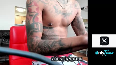 Snapshot of younqandhunq chatting on 01.15.26 younqandhun online show from 01.15.26