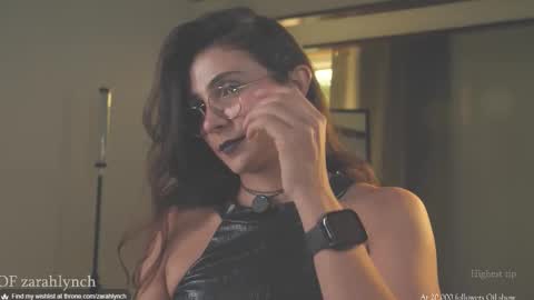 Snapshot of zarahlynch chatting on 11.06.25 Miss Lynch Next show 2911 online show from 11.06.25