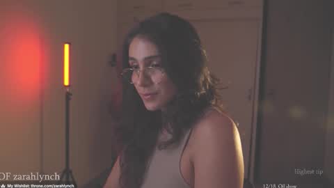 Snapshot of zarahlynch chatting on 12.16.25 Miss Lynch Next show 2911 online show from 12.16.25