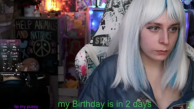 ShiroiFubuki online show from 02.18.25