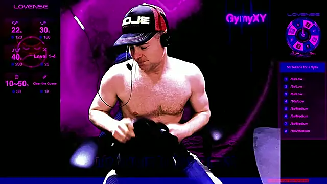 Snapshot of GymyXY chatting on 02.09.25 GymyXY online show from 02.09.25