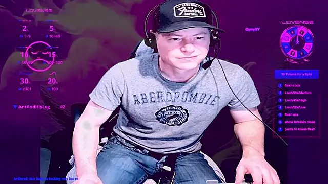 Snapshot of GymyXY chatting on 02.21.25 GymyXY online show from 02.21.25