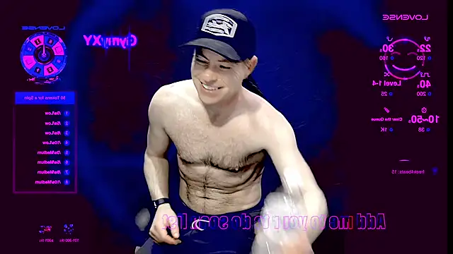 Snapshot of GymyXY chatting on 02.24.25 GymyXY online show from 02.24.25