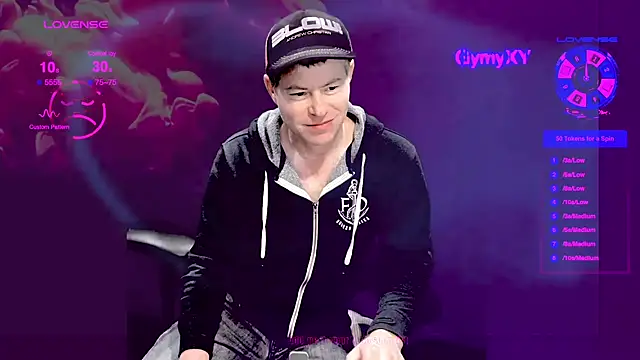 Snapshot of GymyXY chatting on 02.25.25 GymyXY online show from 02.25.25