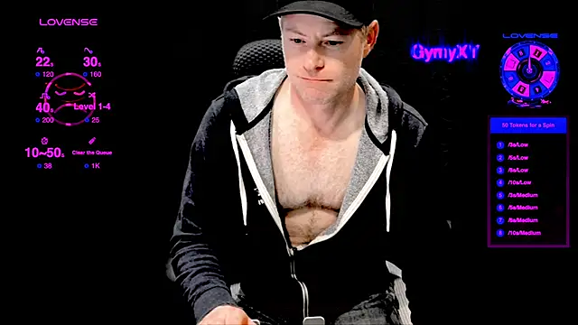 Snapshot of GymyXY chatting on 02.26.25 GymyXY online show from 02.26.25