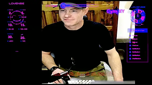 Snapshot of GymyXY chatting on 03.12.25 GymyXY online show from 03.12.25