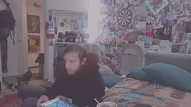 Snapshot of DownstairsSky chatting on 02.25.25 DownstairsSky online show from 02.25.25