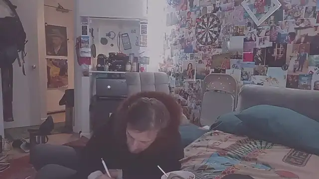 Snapshot of DownstairsSky chatting on 02.25.25 DownstairsSky online show from 02.25.25