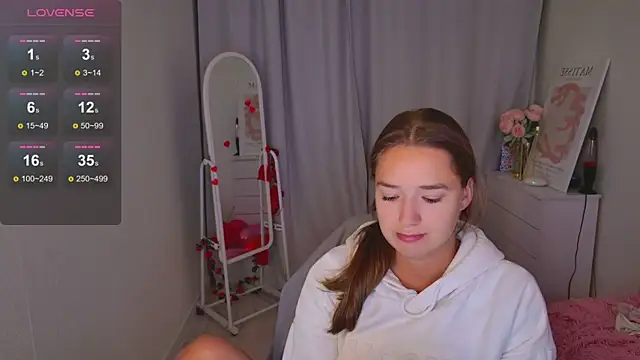 Snapshot of LovelyJessie chatting on 02.21.26 LovelyJessie online show from 02.21.26