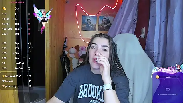 Snapshot of Fiery_Brunette_ chatting on 02.21.25 Fiery Brunette online show from 02.21.25