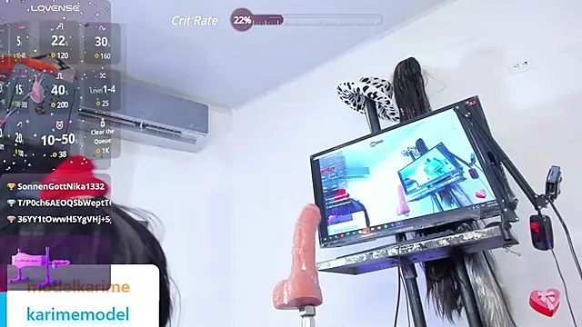 Snapshot of _karime_ chatting on 12.26.24  karime  online show from 12.26.24