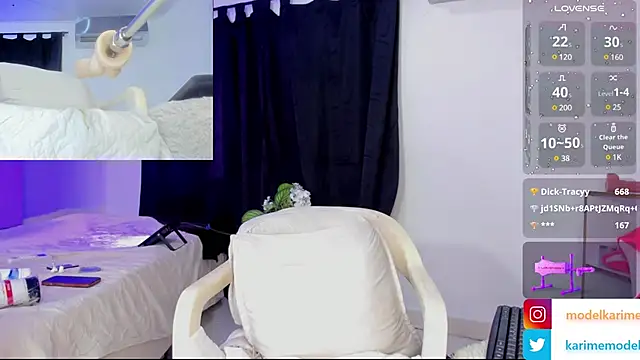 Snapshot of _karime_ chatting on 01.10.25  karime  online show from 01.10.25