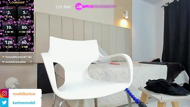 Snapshot of _karime_ chatting on 01.21.25  karime  online show from 01.21.25