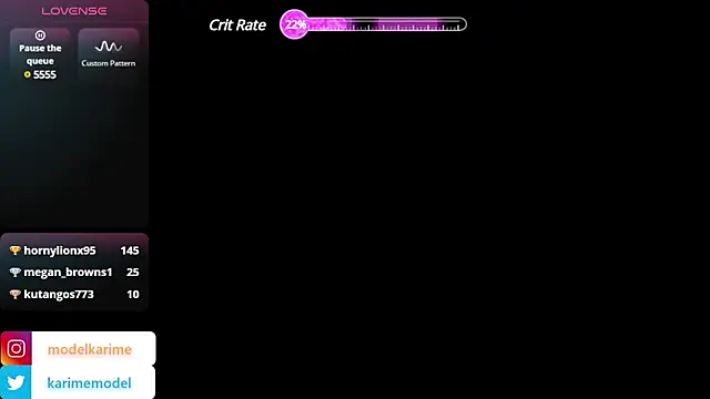 Snapshot of _karime_ chatting on 02.18.25  karime  online show from 02.18.25