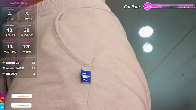 Snapshot of _karime_ chatting on 02.24.25  karime  online show from 02.24.25