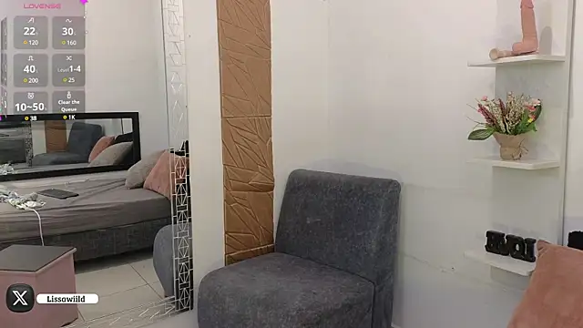 Snapshot of LissaWiild chatting on 01.23.25 LissaWiild online show from 01.23.25