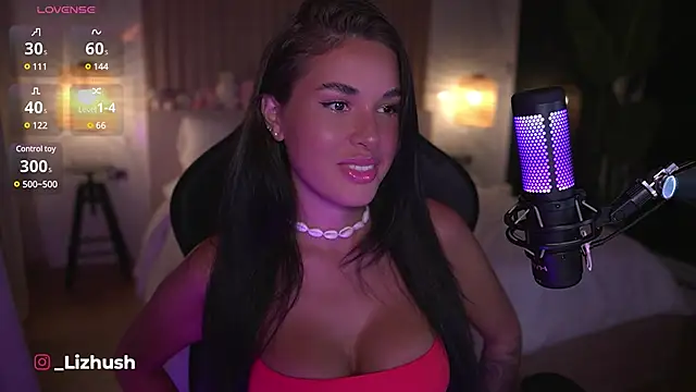 Snapshot of Lizhush_ chatting on 01.06.25 Lizhush  online show from 01.06.25