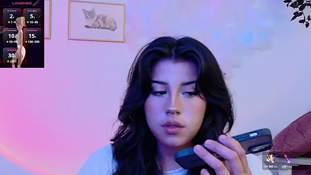 Snapshot of Ag4ta_ chatting on 02.14.25 Ag4ta online show from 02.14.25