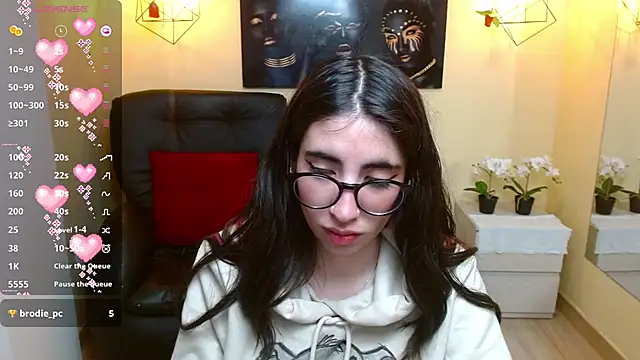 Snapshot of LenaRoses chatting on 01.04.25 LenaRoses online show from 01.04.25