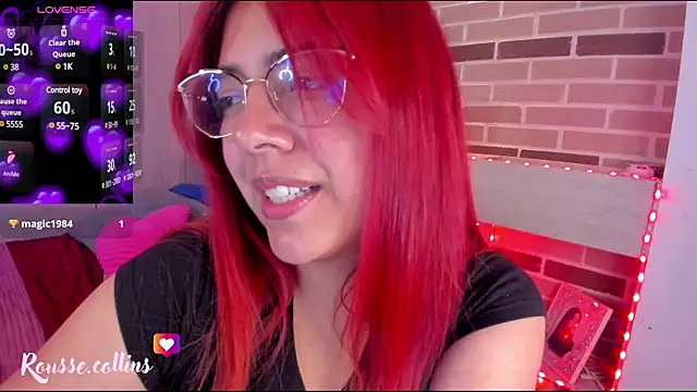 Snapshot of Rousse_Collinss chatting on 01.07.25 Rousse Collinss online show from 01.07.25