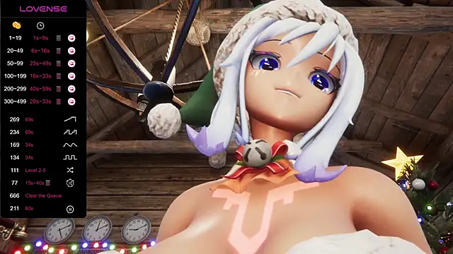 Snapshot of ElfieLove chatting on 12.06.24 ElfieLove online show from 12.06.24