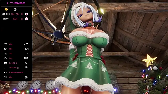 Snapshot of ElfieLove chatting on 12.11.24 ElfieLove online show from 12.11.24