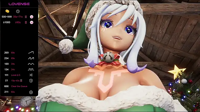 Snapshot of ElfieLove chatting on 12.19.24 ElfieLove online show from 12.19.24