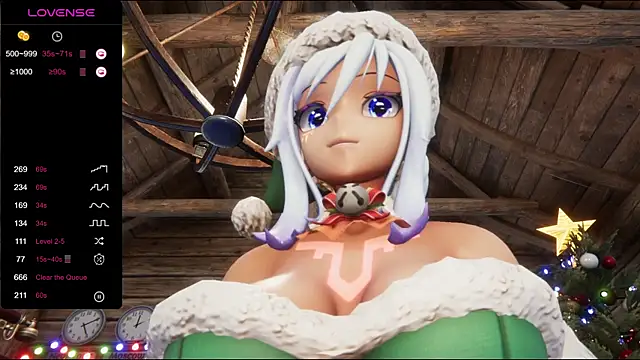 Snapshot of ElfieLove chatting on 12.28.24 ElfieLove online show from 12.28.24