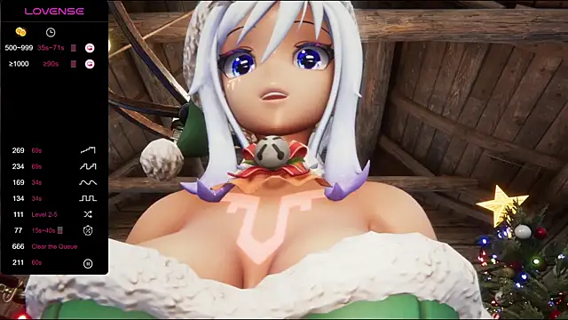 Snapshot of ElfieLove chatting on 12.29.24 ElfieLove online show from 12.29.24